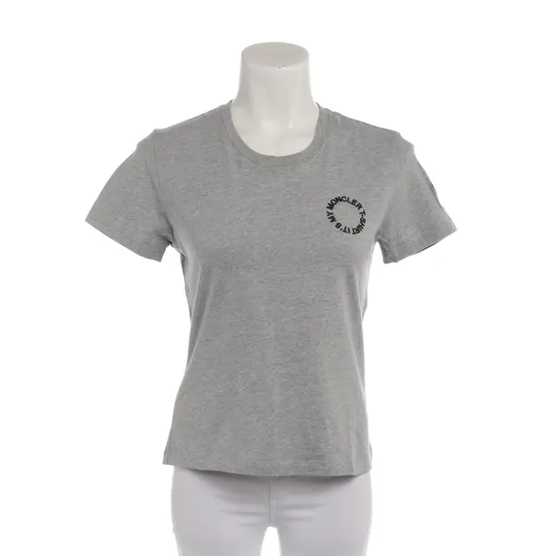 Shirt in Grau, Baumwolle, Moncler