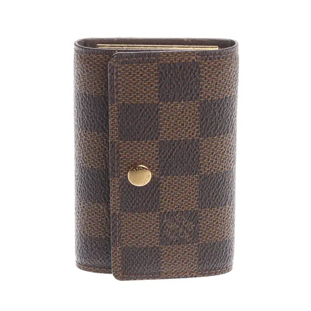 Schlüsseletui, in Braun, Leder, Louis Vuitton