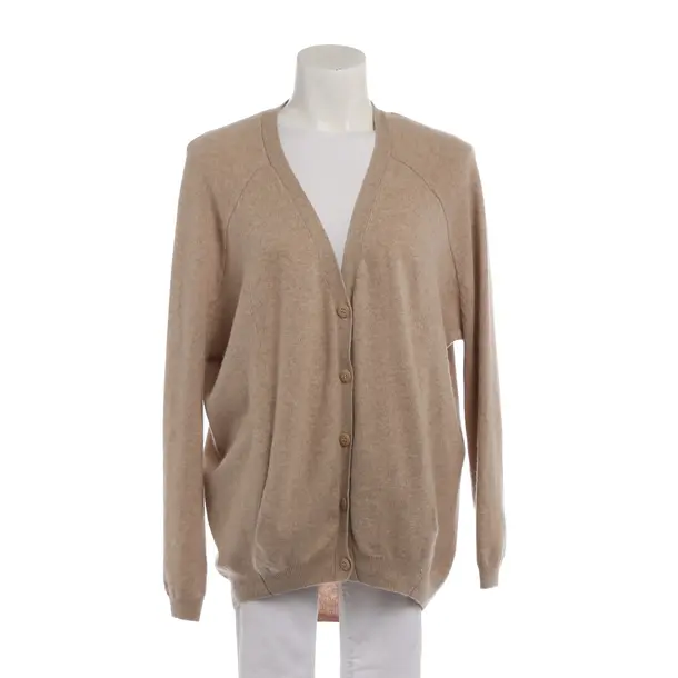 Cardigan in White, Cashmere, Bloom