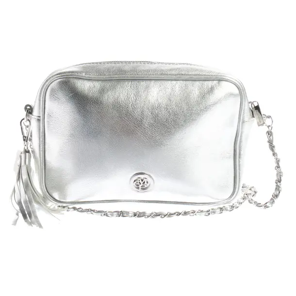 Schultertasche in Metallic, Leder, Marc O'Polo