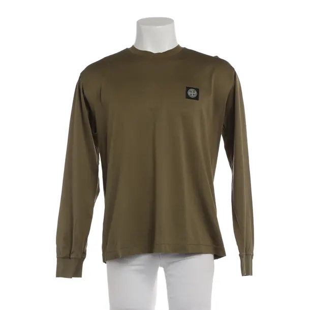 Longsleeve in Grün, Baumwolle, Stone Island