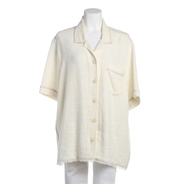 Blouse in White, Cotton, Nanushka