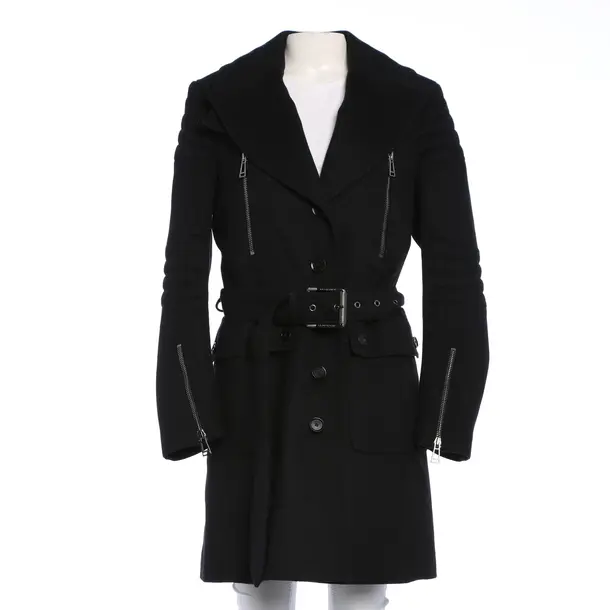 Übergangsmantel in Schwarz, Acetat, Belstaff