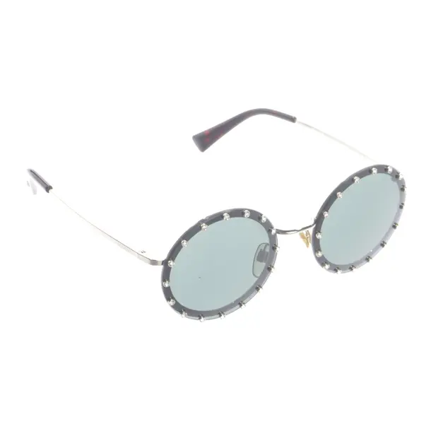 Sonnenbrille in Metallic, Kunststoff / Metall, Valentino