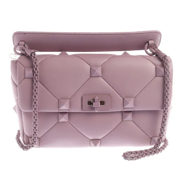 Handtasche, in Lavendel, Leder, Valentino