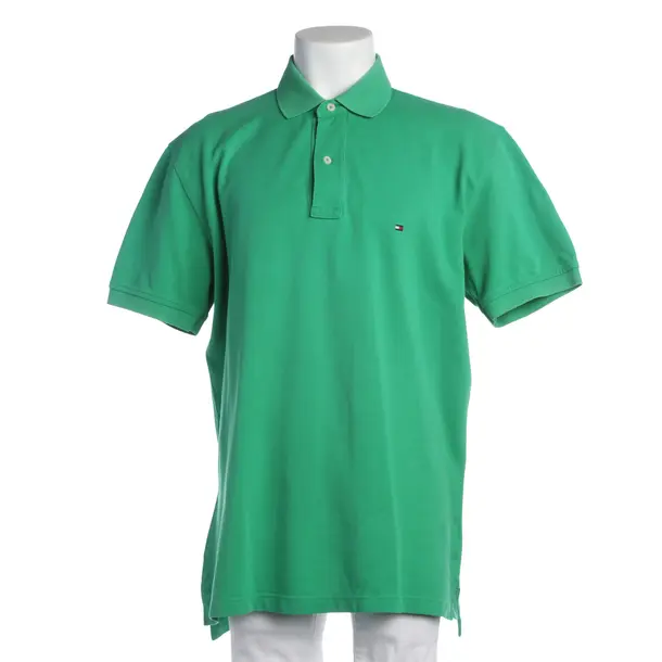 Poloshirt in Grün, Baumwolle, Tommy Hilfiger