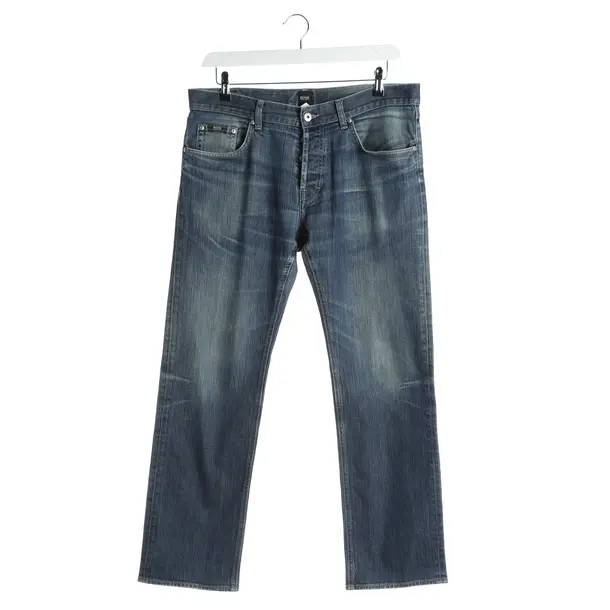 Jeans Straight Fit in Blau, Baumwolle, Hugo Boss Black Label
