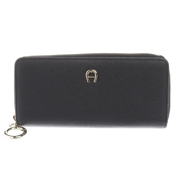 Wallet in Black, Leather, Aigner