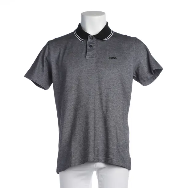 Polo Shirt in Gray, Cotton, Hugo Boss Orange