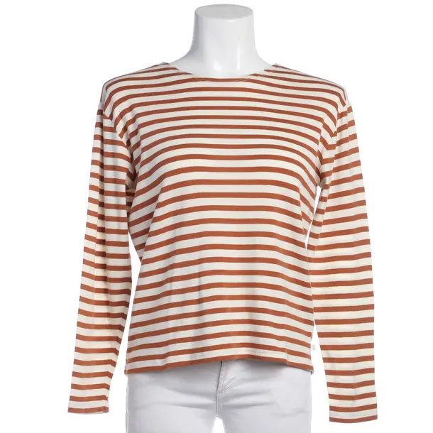 Longsleeve in Braun, Baumwolle, Closed