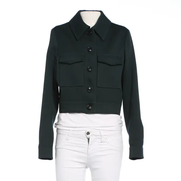 Übergangsjacke in Grün, Wolle, Ami Paris