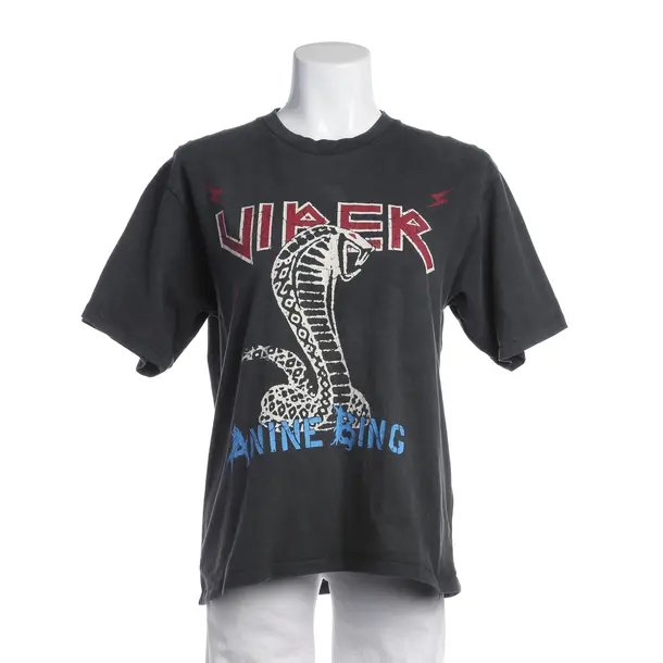 Shirt in Grau, Baumwolle, Anine Bing