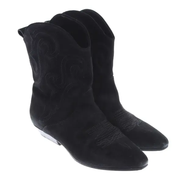 Stiefeletten in Schwarz, , Saint Laurent