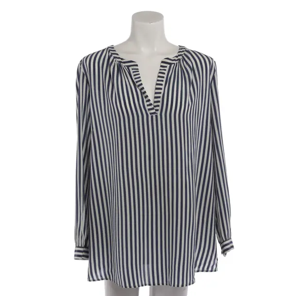 Blouse in Blue, Silk, Van Laack