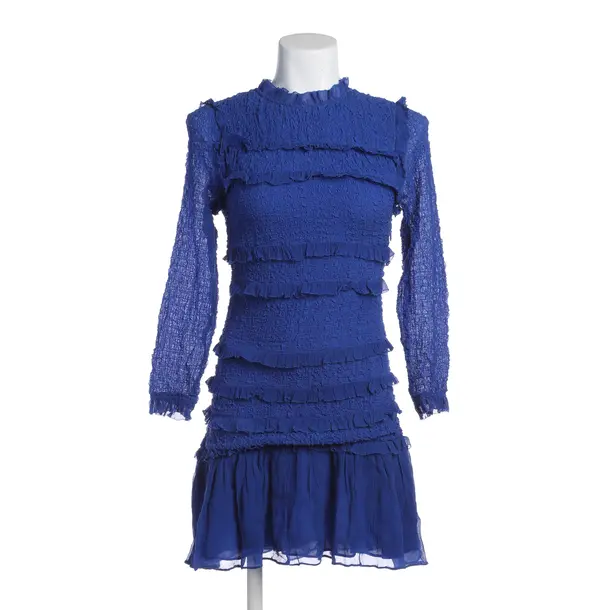 Cocktailkleid in Blau, Seide, Ulla Johnson