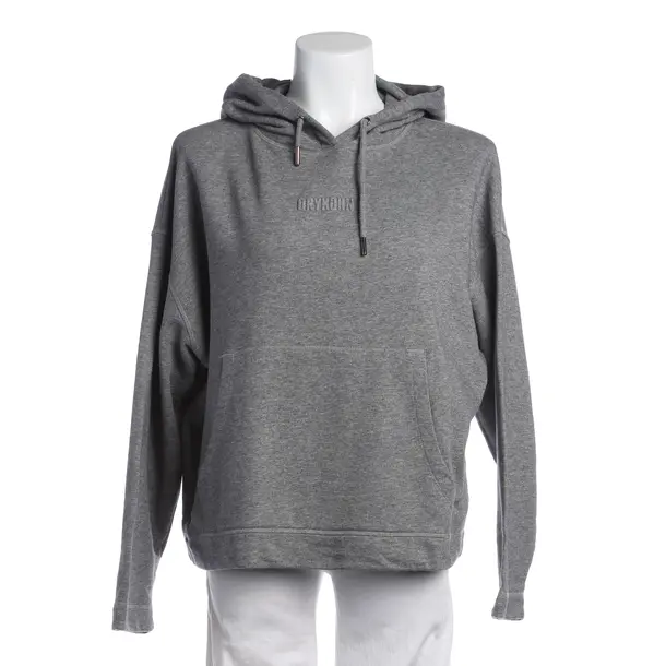 Hoodie in Grau, Baumwolle, Drykorn