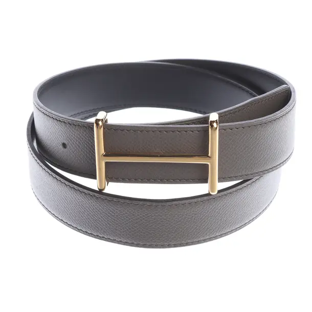 Belt, in Black, Leather, Hermès