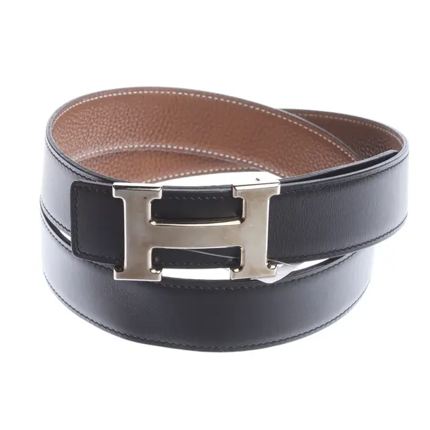 Gürtel in Schwarz, Leder, Hermès