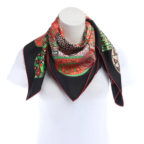 Shawl, in Multicolored, Silk, Hermès