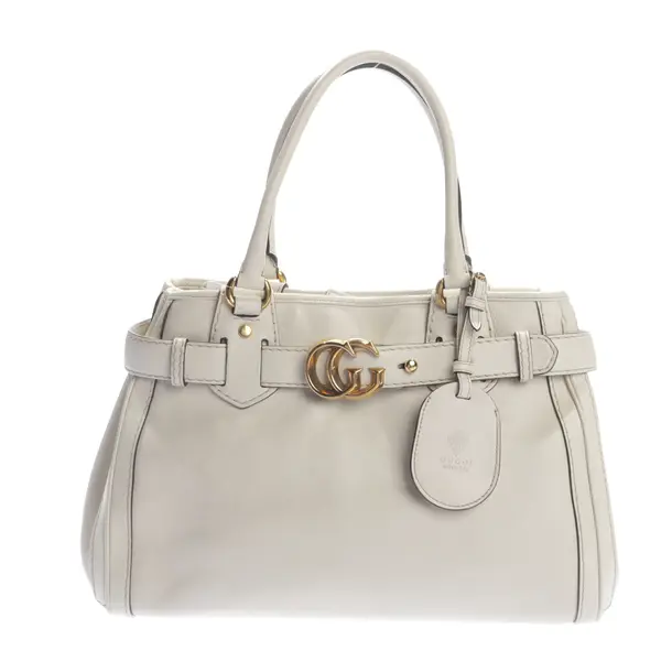 Handtasche in Weiß, Leder, Gucci