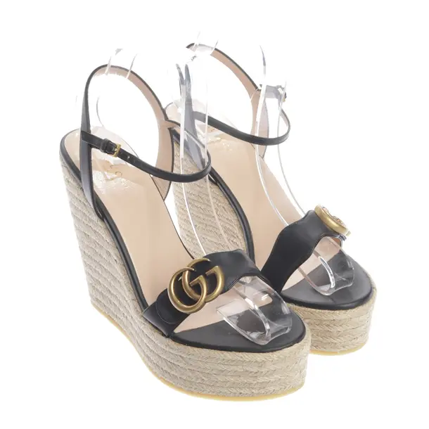 Wedges in Schwarz, , Gucci
