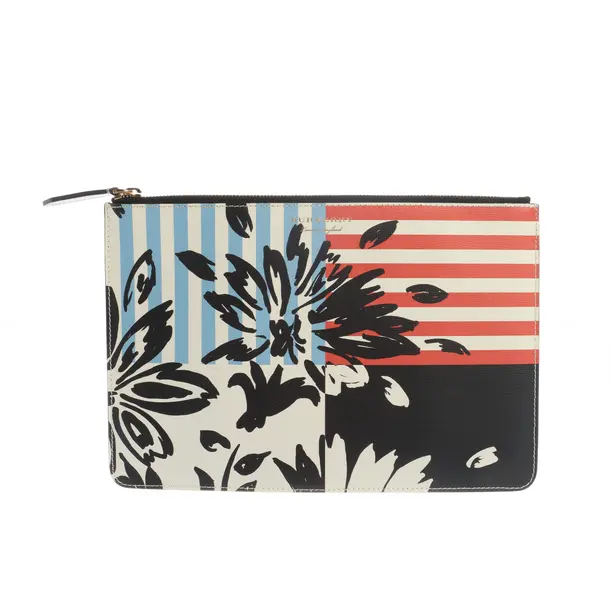 Clutch in Mehrfarbig, Leder, Burberry