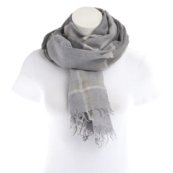 Shawl in Gray, Polyester, Fabiana Filippi