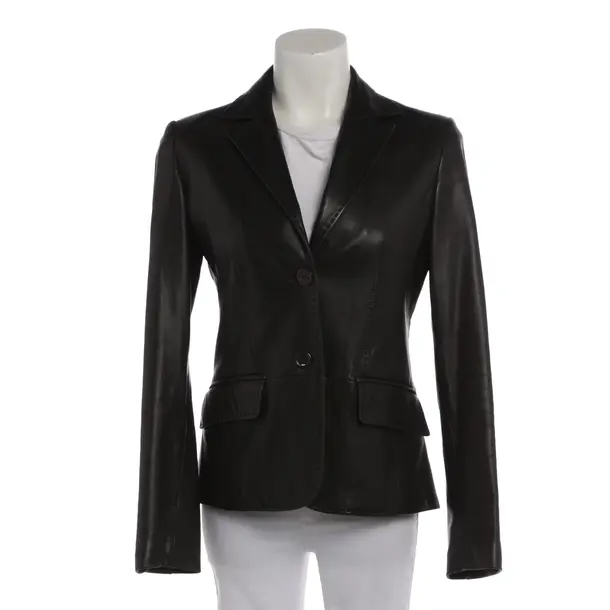 LeatherJacket in Black, Leather, Hugo Boss Black Label