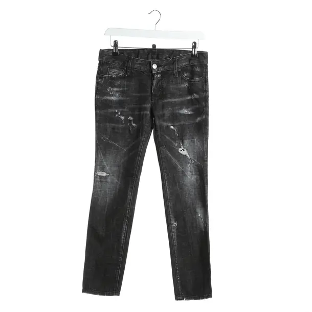 Straight Fit Jeans in Black, Cotton, Dsquared