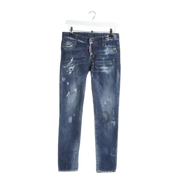 Straight Fit Jeans in Blue, Cotton, Dsquared