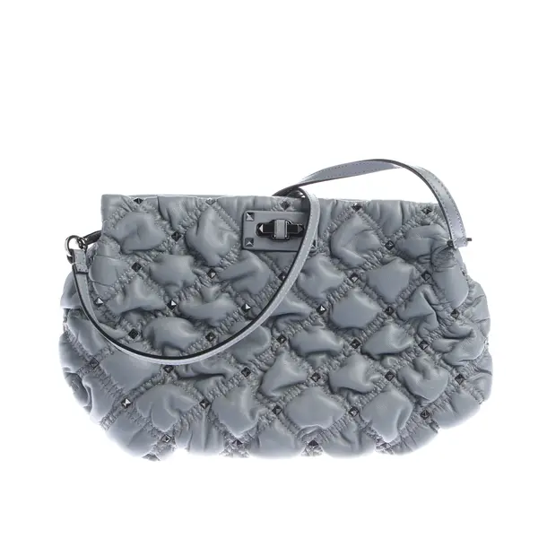 Umhängetasche in Grau, Leder, Valentino