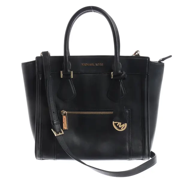 Schultertasche, in Schwarz, Leder, Michael Kors