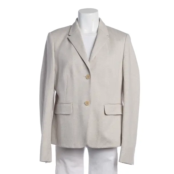 Blazer in White, Cotton, Windsor