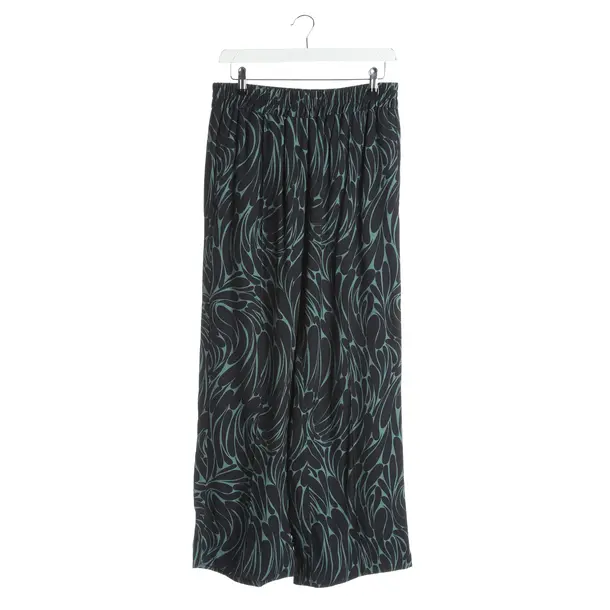 Pants, in Navy, Viscose, Odeeh