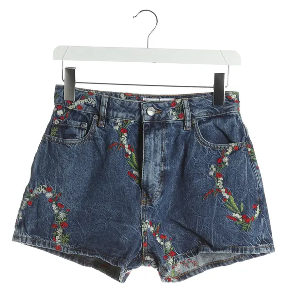 Shorts, in Blue, Cotton, Ganni
