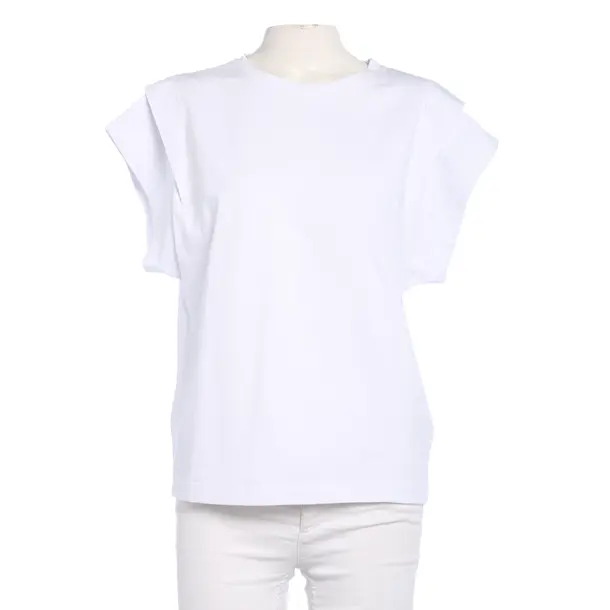 Shirt, in White, Cotton, Ba&sh