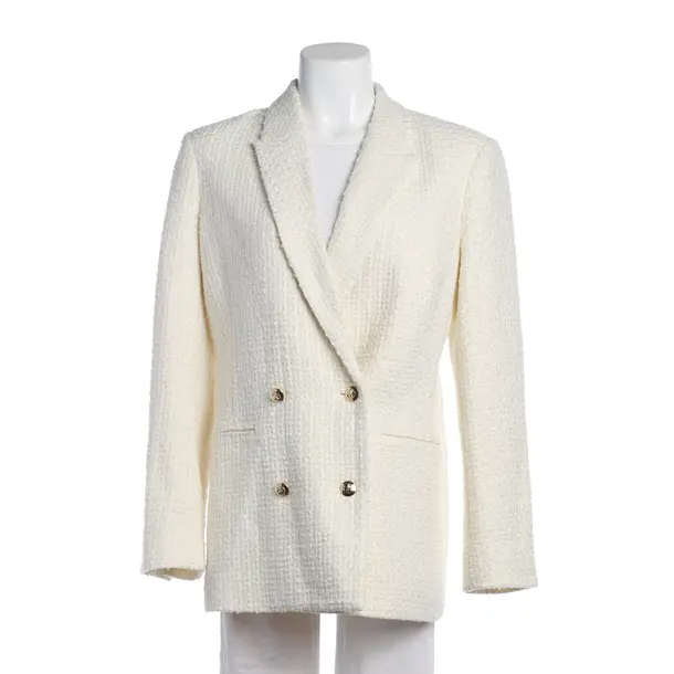 Blazer in White, Acrylic, Anine Bing