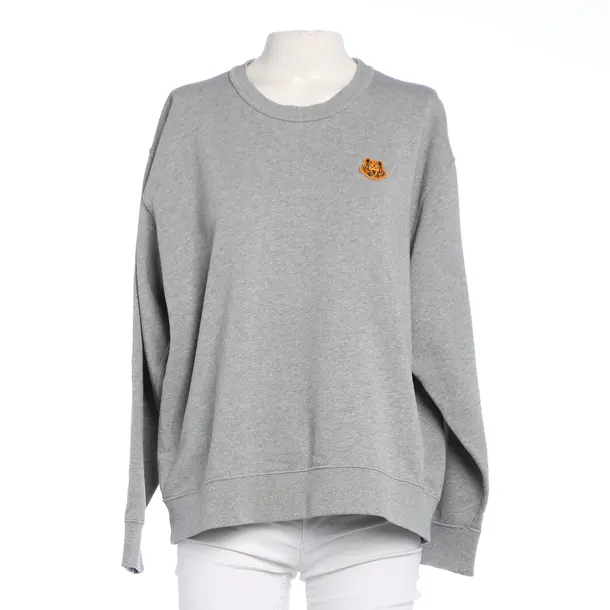 Sweatshirt in Grau, Baumwolle, Kenzo