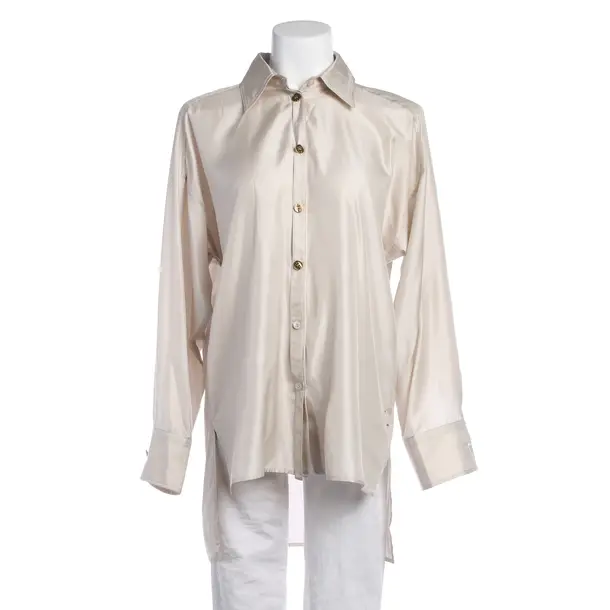Bluse in Weiß, Seide, Salvatore Ferragamo