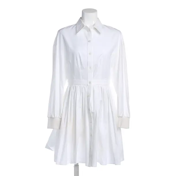 Kleid in Weiß, Baumwolle, Alexander McQueen