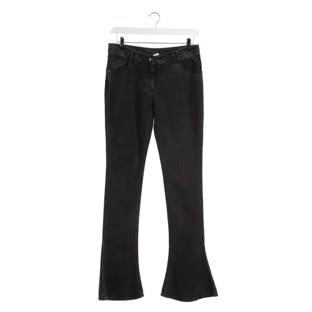 Flared Jeans in Gray, Cotton, Balmain