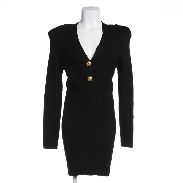 Kleid in Schwarz, Viskose, Balmain