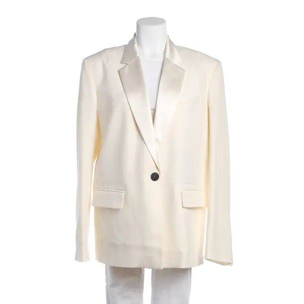 Blazer in White, Wool, The Attico