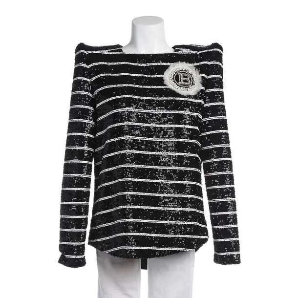 Blouse in Black, Polyimide, Balmain