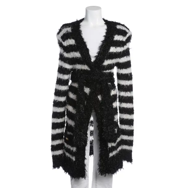 Strickjacke in Weiß, Wolle, Balmain