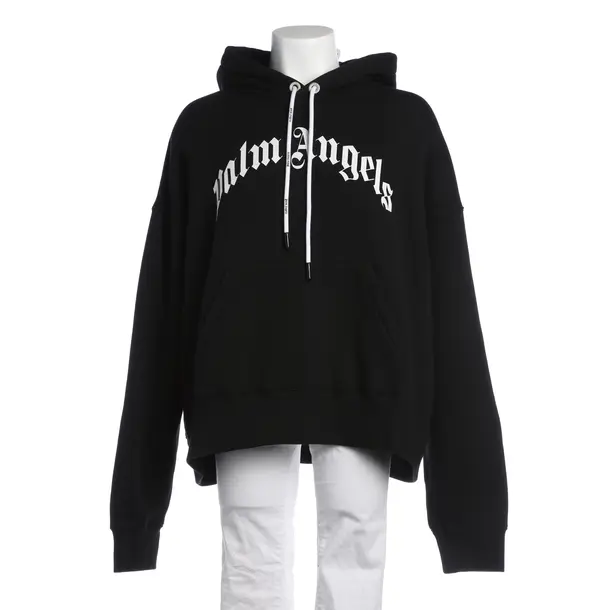 Hoodie, in Schwarz, Baumwolle, Palm Angels