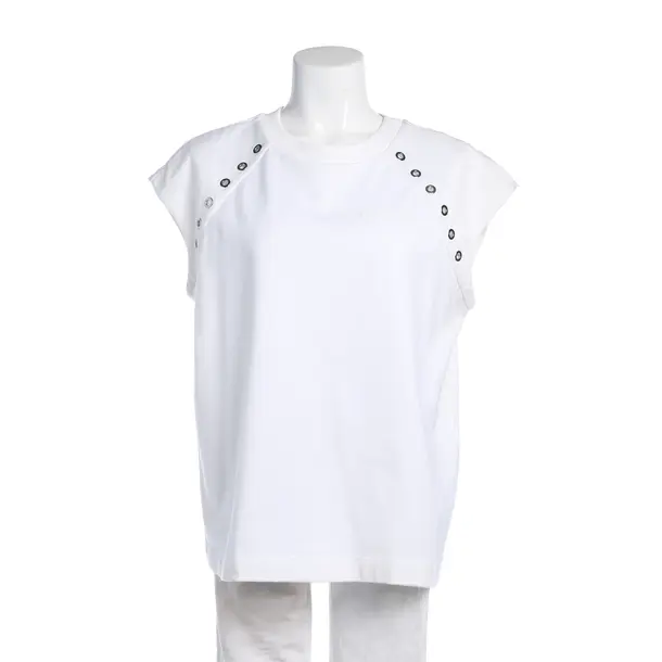 Shirt in Weiß, Baumwolle, Alexander McQueen