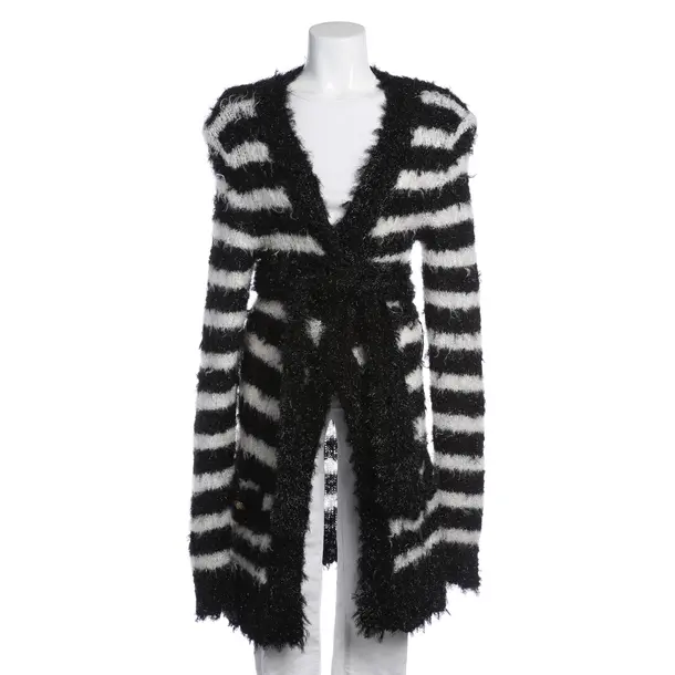 Strickjacke in Schwarz, Wolle, Balmain