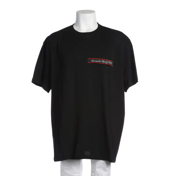 T-Shirt in Black, Cotton, Alexander McQueen