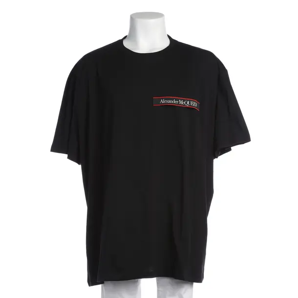 T-Shirt in Black, Cotton, Alexander McQueen